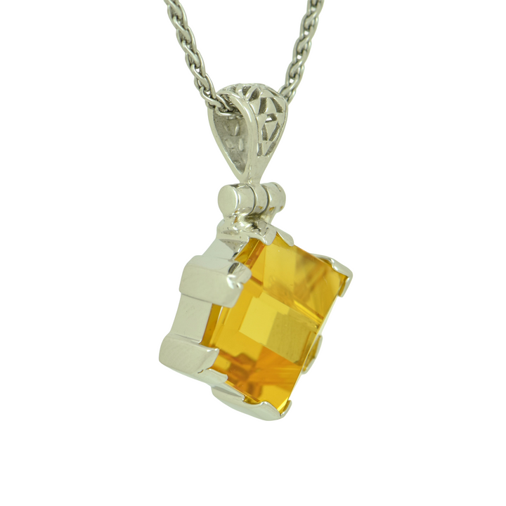 Golden Portal Hydro Quartz Pendant