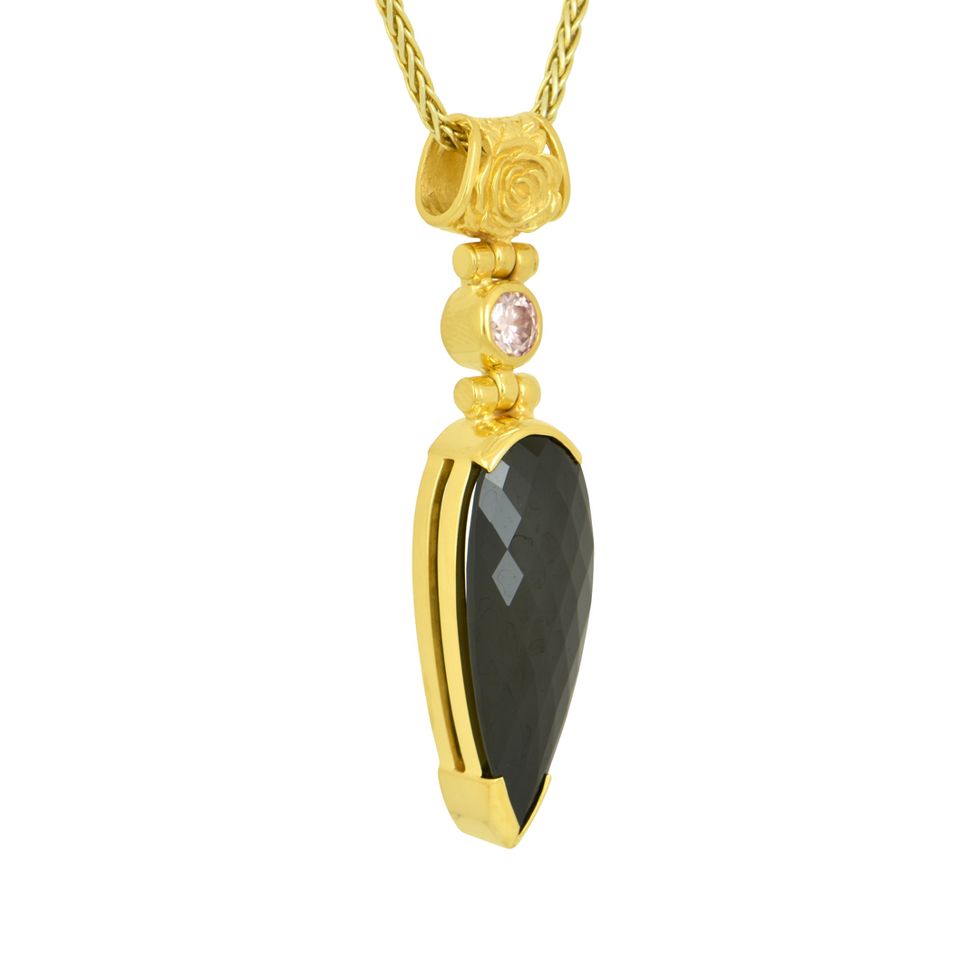 Black Spinel Pendant