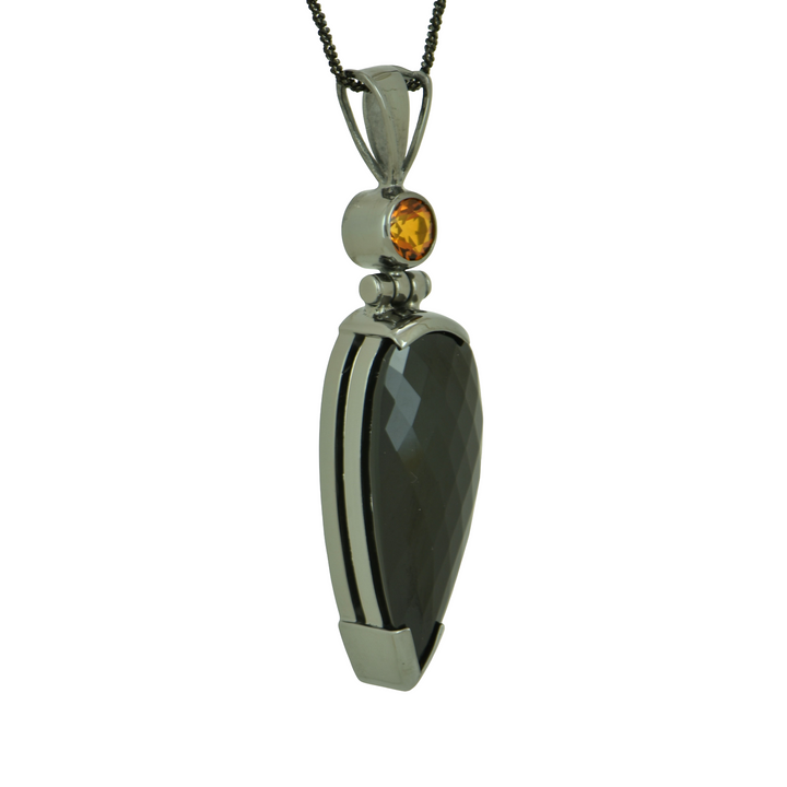 Black Spinel Pendant