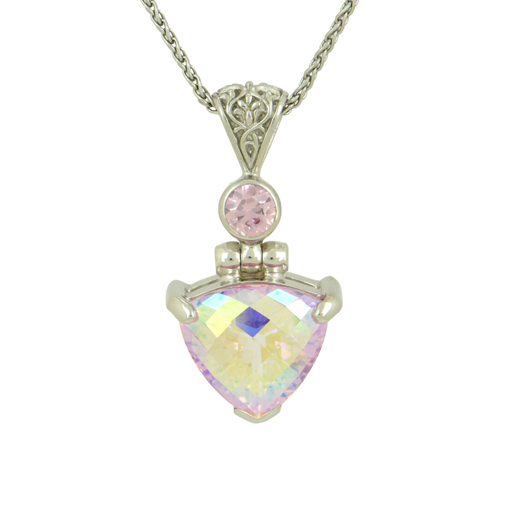 Angel Aura Pink Sapphire Pendant