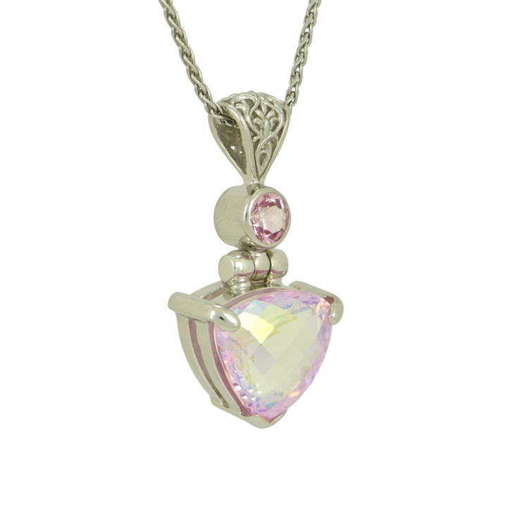 Angel Aura Pink Sapphire Pendant