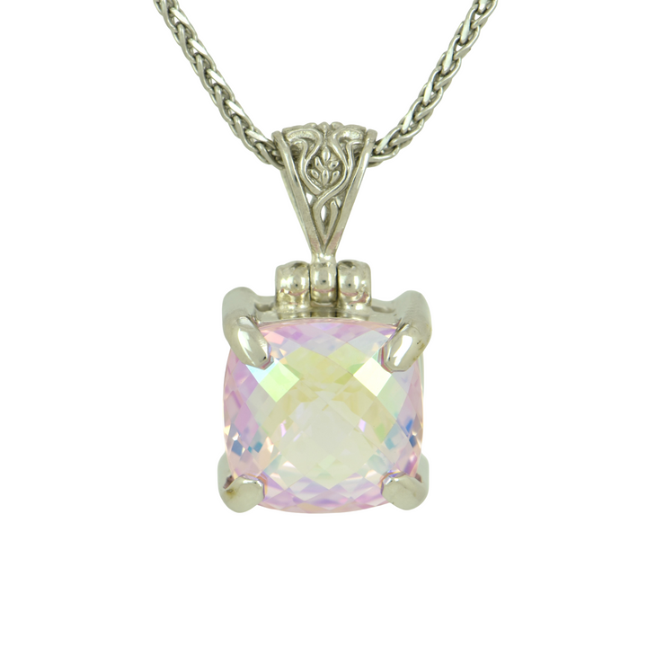 Angel Aura Pink Sapphire Pendant