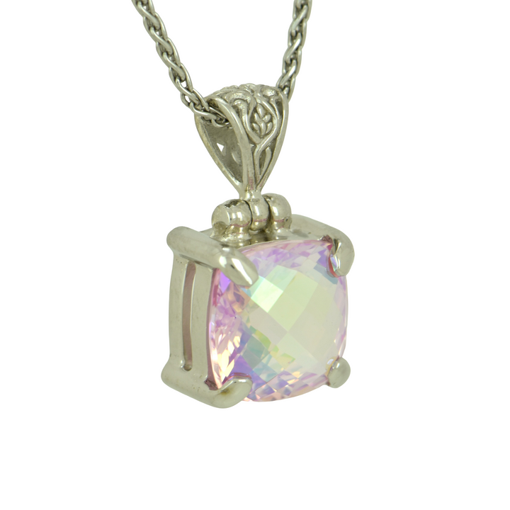 Angel Aura Pink Sapphire Pendant