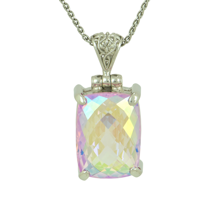 Angel Aura Pink Sapphire Pendant