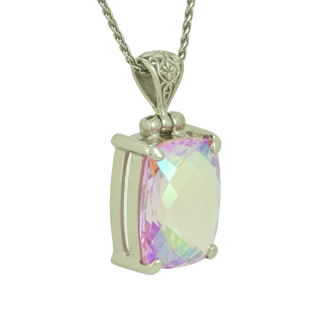 Angel Aura Pink Sapphire Pendant