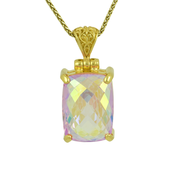 Angel Aura Pink Sapphire Pendant