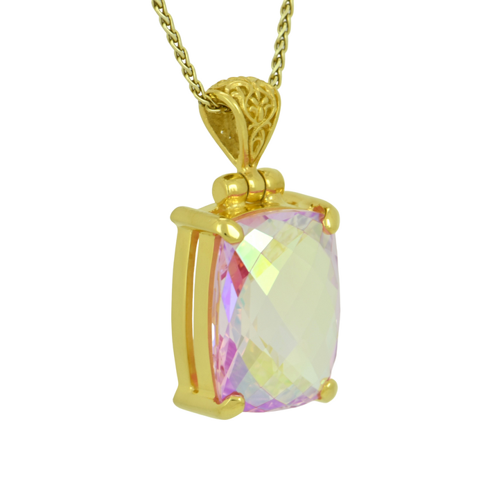 Angel Aura Pink Sapphire Pendant