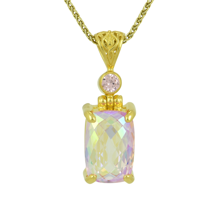 Angel Aura Pink Sapphire Pendant