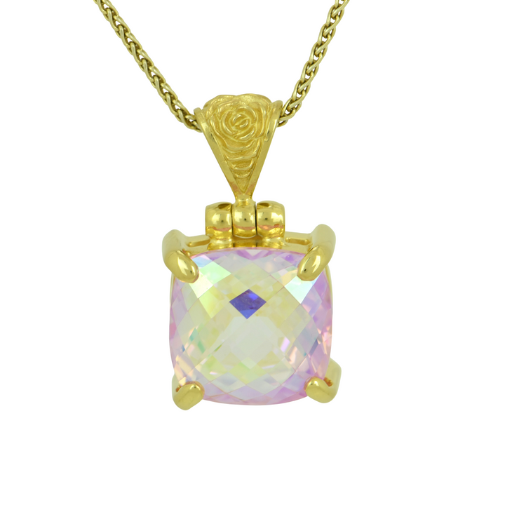 Angel Aura Pink Sapphire Pendant