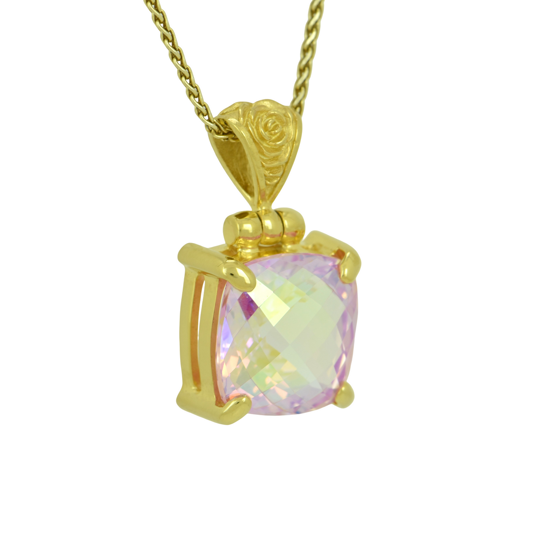 Angel Aura Pink Sapphire Pendant