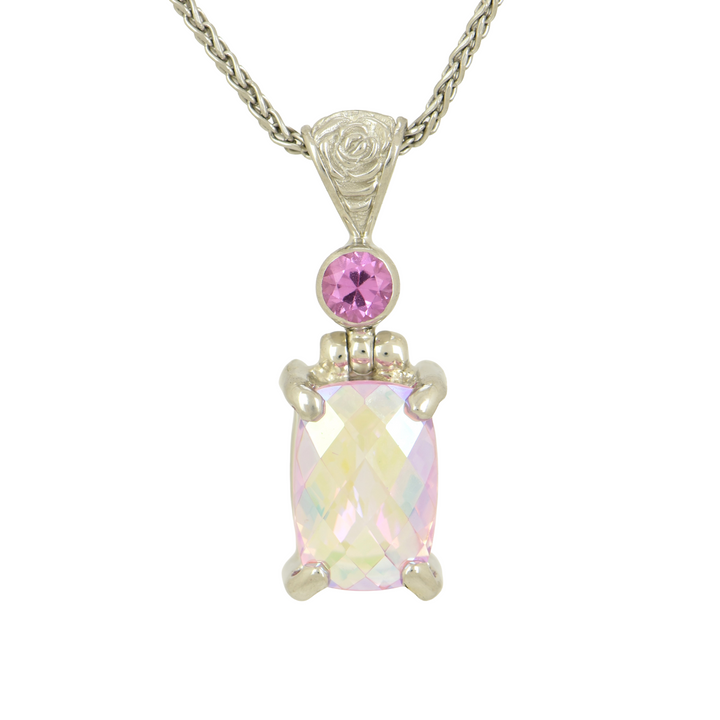 Angel Aura Pink Sapphire Pendant