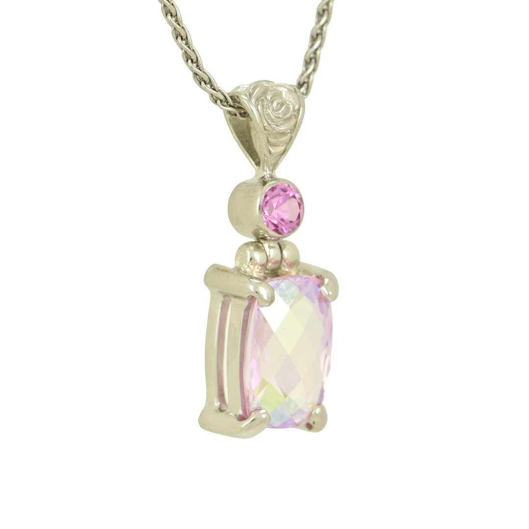 Angel Aura Pink Sapphire Pendant