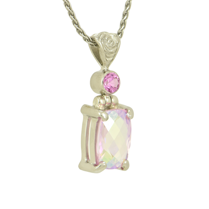 Angel Aura Pink Sapphire Pendant