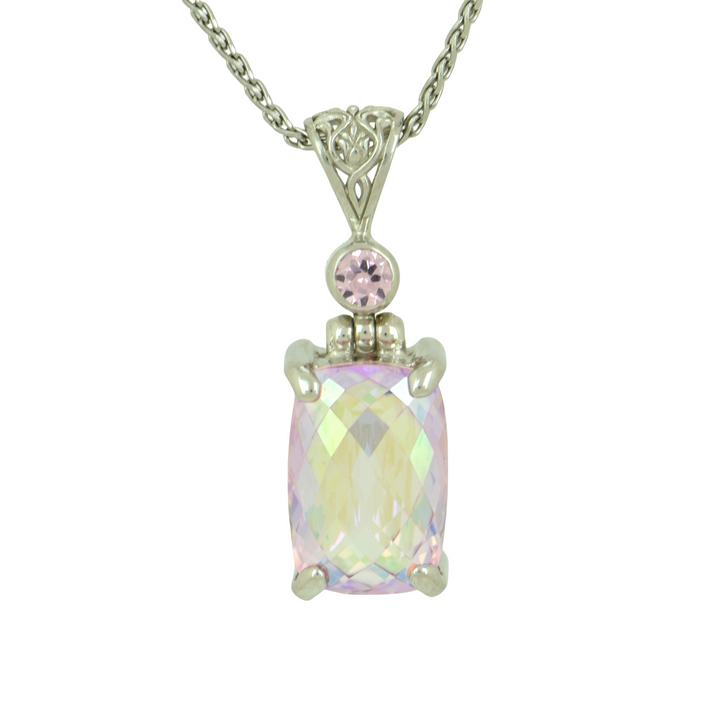 Angel Aura Pink Sapphire Pendant