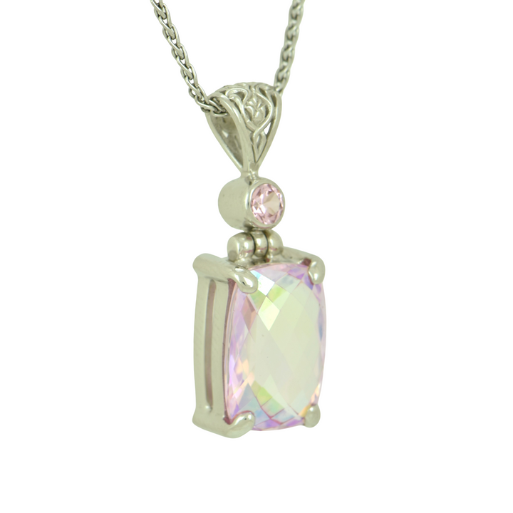 Angel Aura Pink Sapphire Pendant