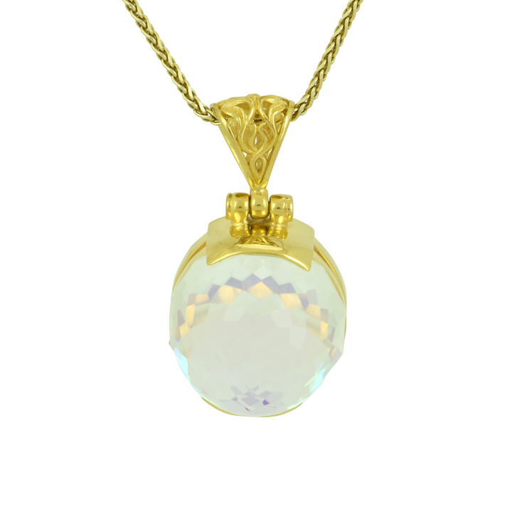 Angel Aura Euphoria Mystic Quartz Pendant