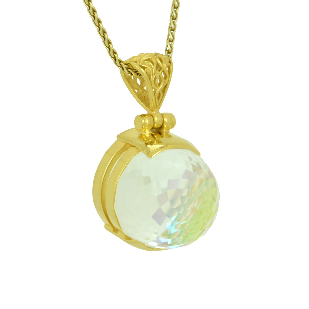 Angel Aura Euphoria Mystic Quartz Pendant