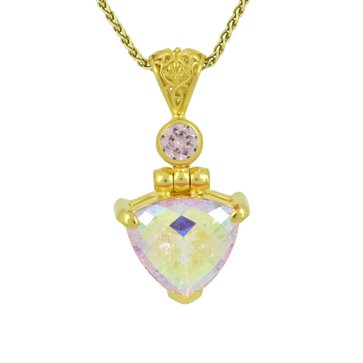 Angel Aura Pink Sapphire Pendant
