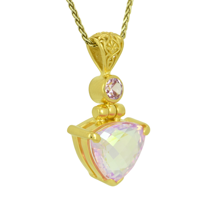 Angel Aura Pink Sapphire Pendant