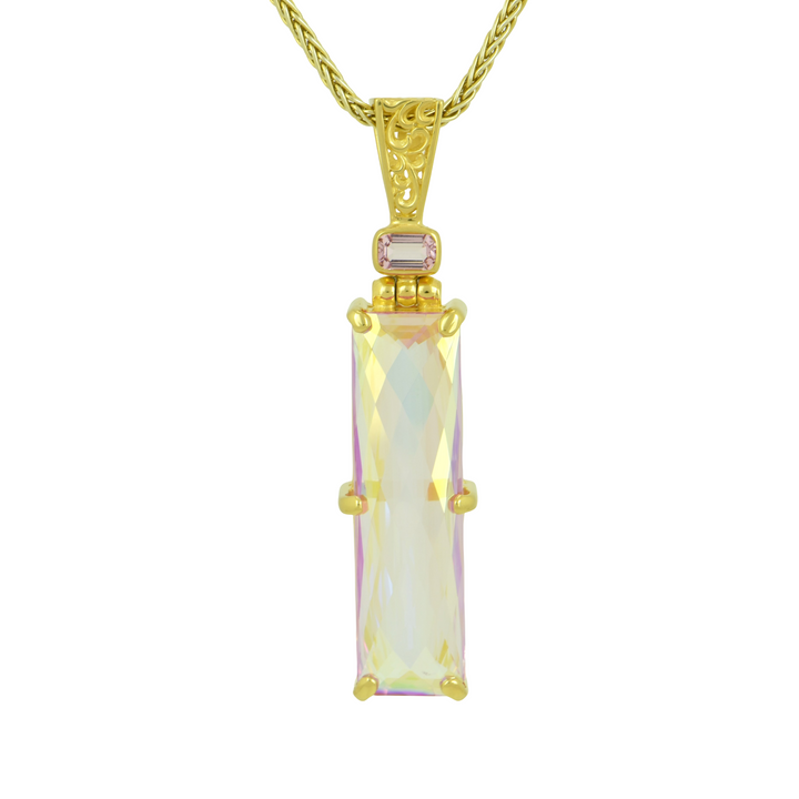Angel Aura Pink Sapphire Pendant