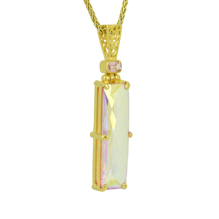 Angel Aura Pink Sapphire Pendant