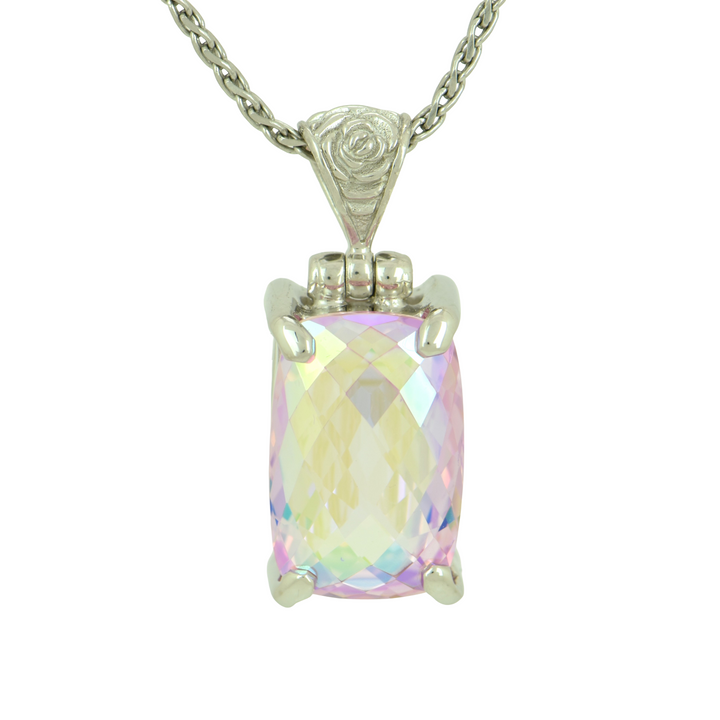Angel Aura Pink Sapphire Pendant