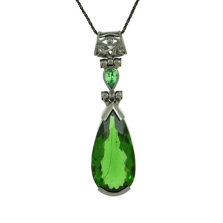 Green Obsidian Pendant