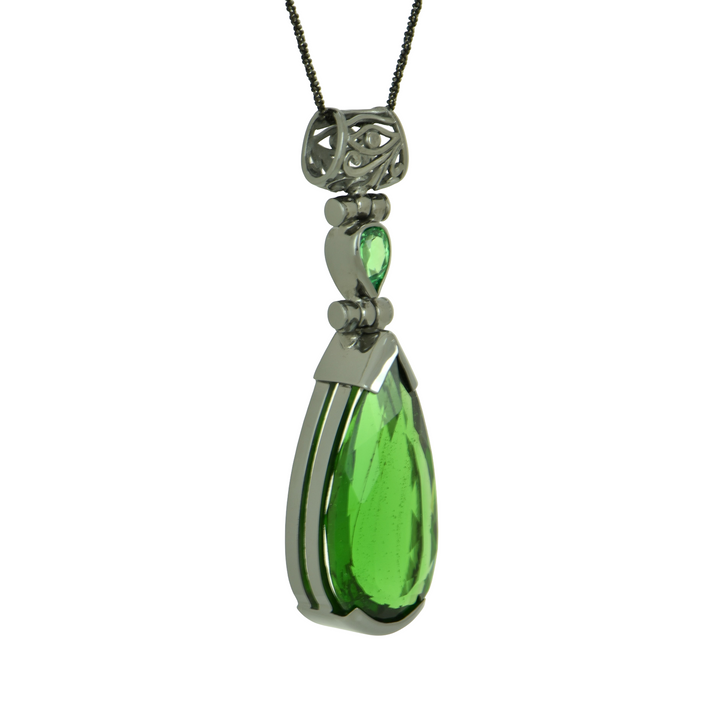 Green Obsidian Pendant