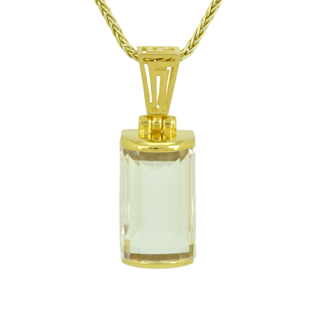 White Sapphire Pendant