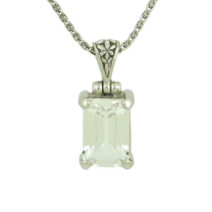 White Sapphire Pendant