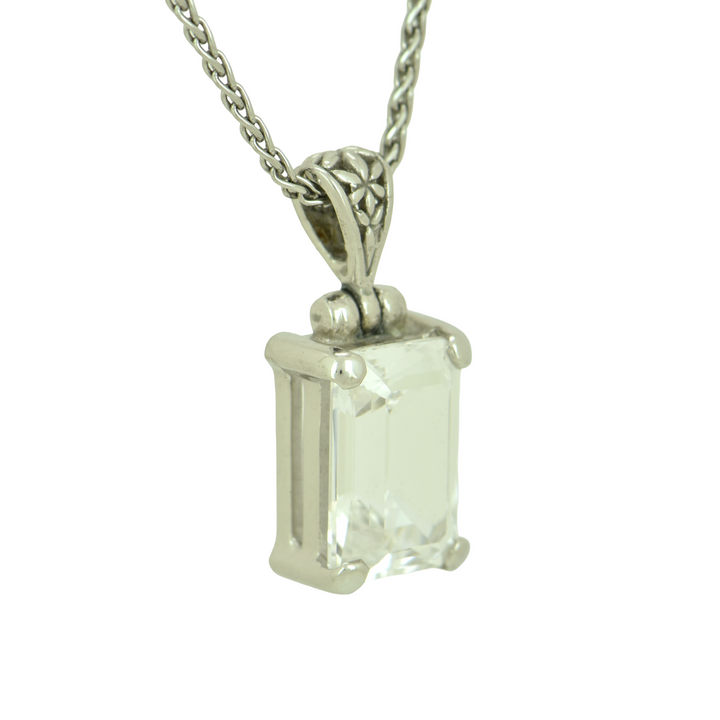 White Sapphire Pendant