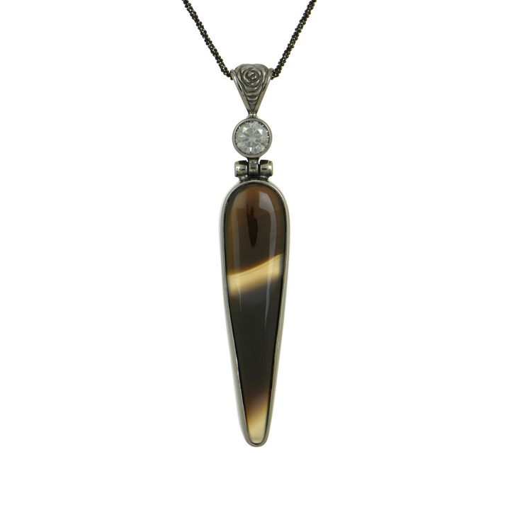 Black Agate Pendant