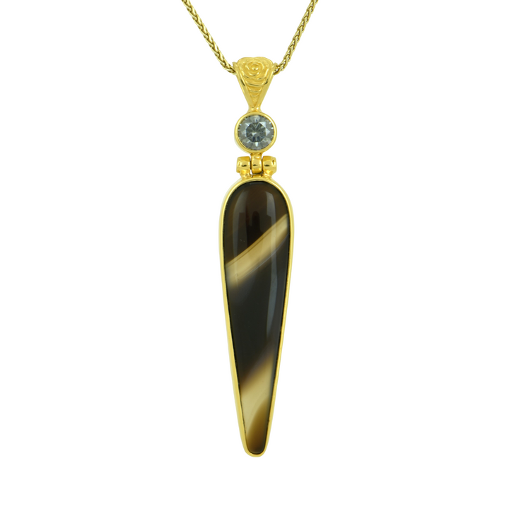 Black Agate Pendant