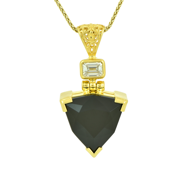 Black Spinel Pendant