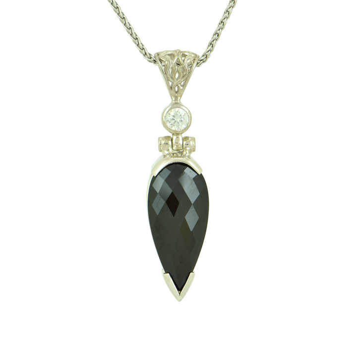 Black Spinel Pendant