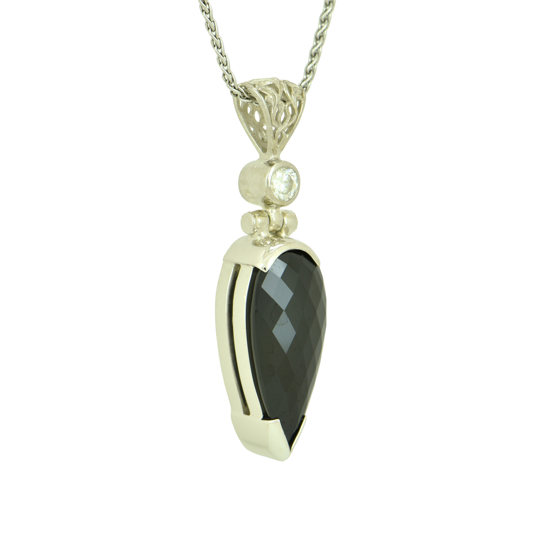 Black Spinel Pendant