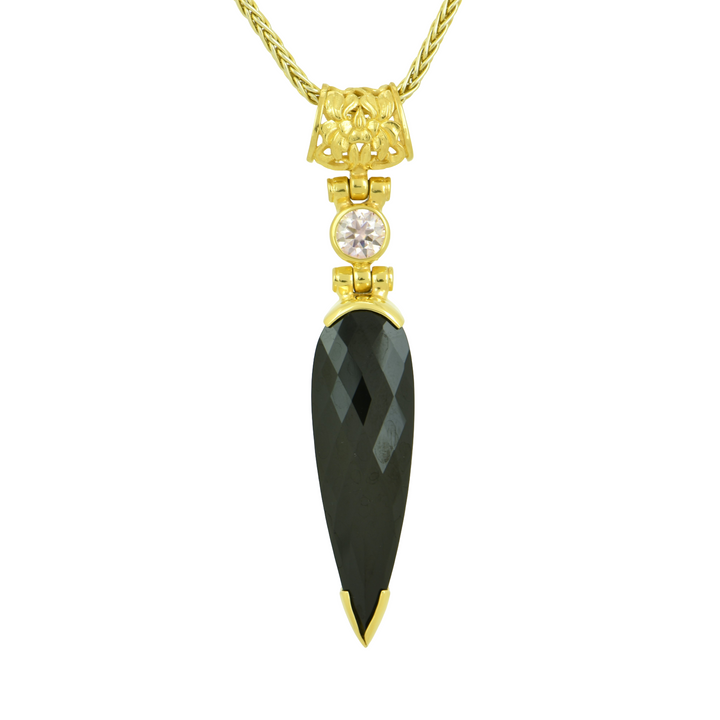 Black Spinel Pendant