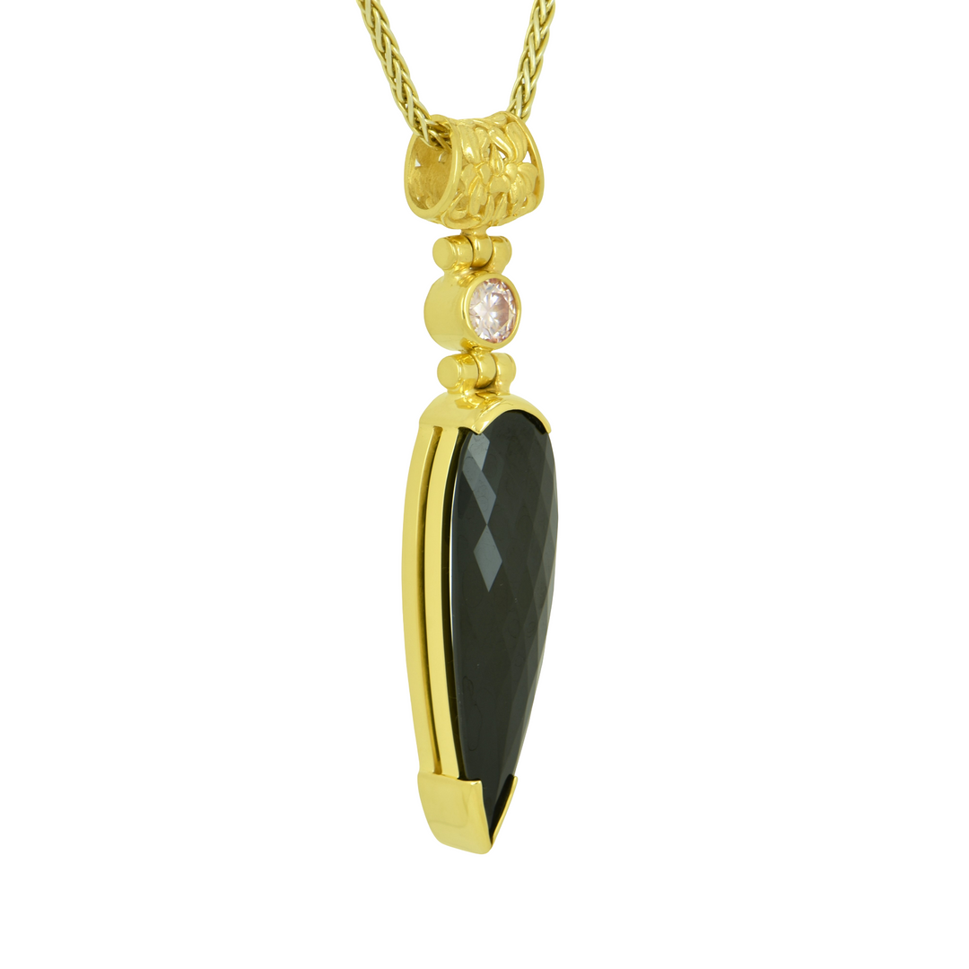 Black Spinel Pendant