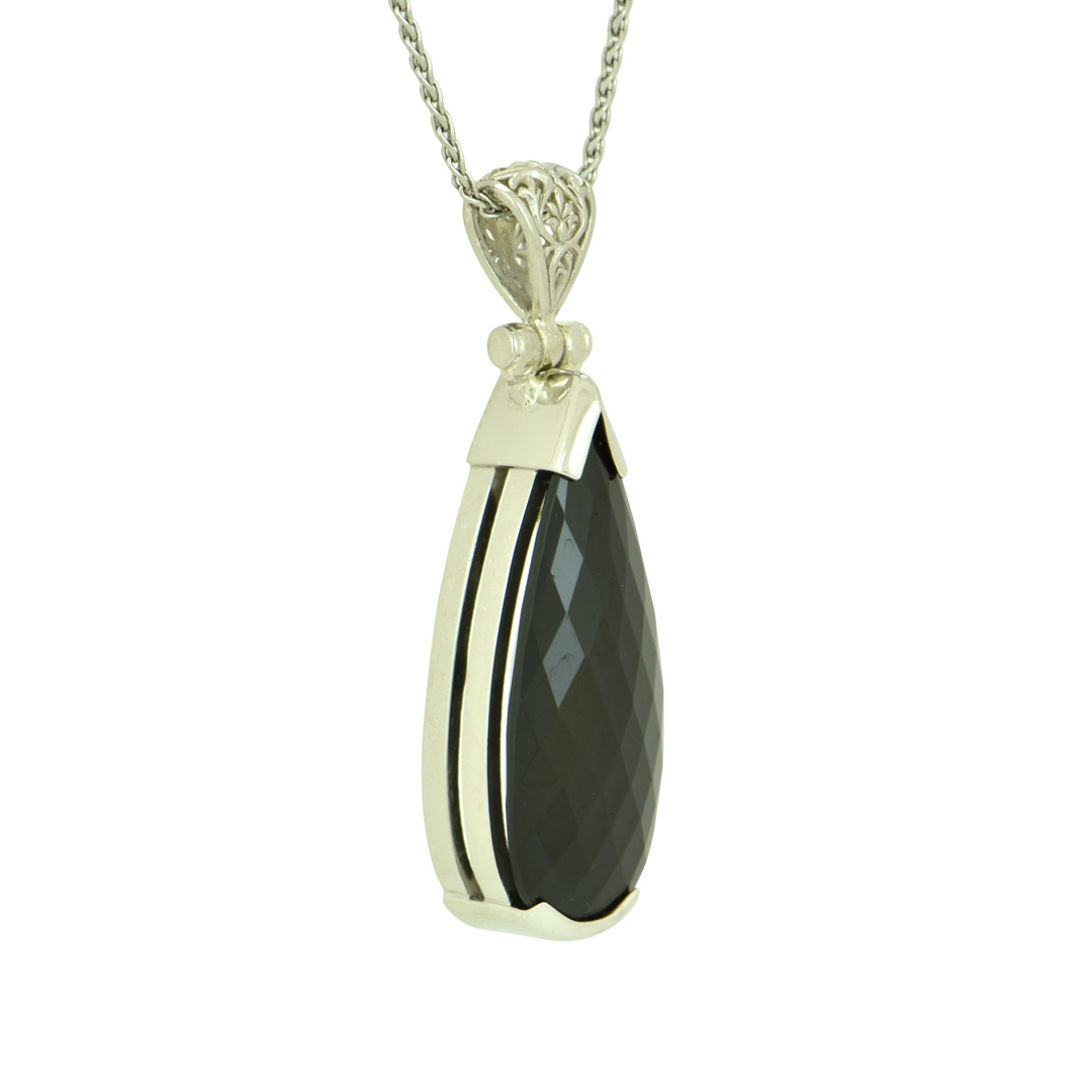 Black Spinel Pendant