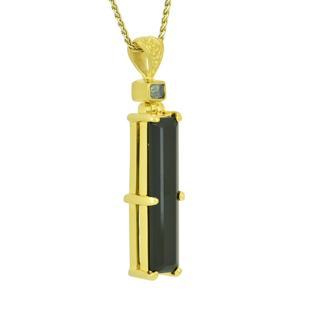 Black Spinel Pendant