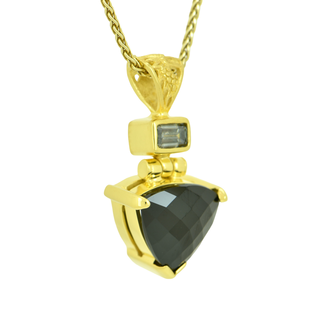 Black Spinel Pendant