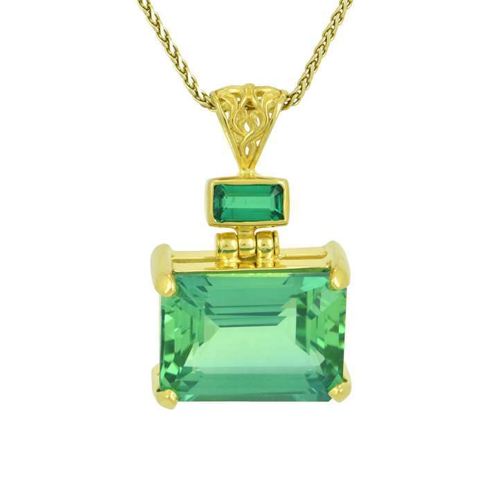 Green Sapphire Pendant