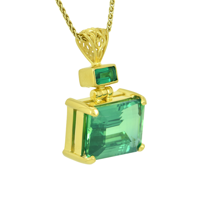 Green Sapphire Pendant