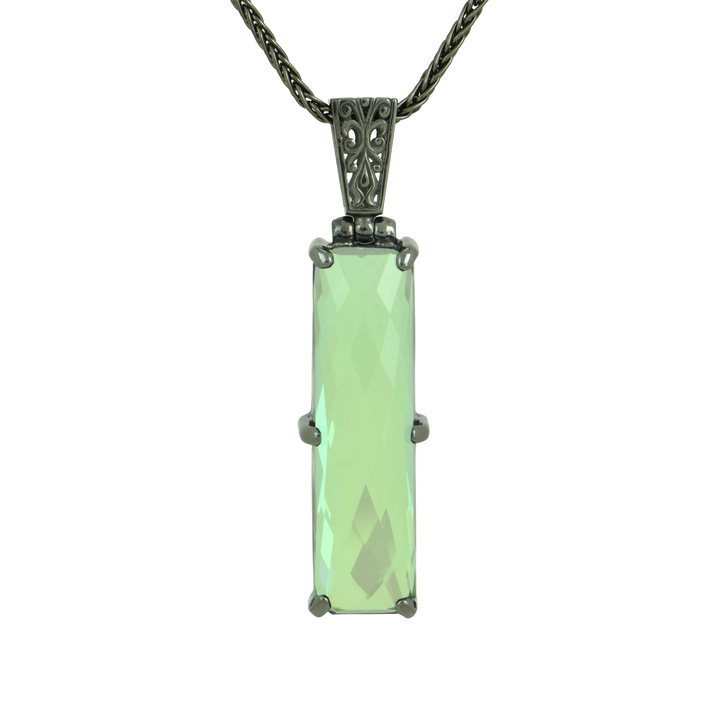 Luminous Heart Mystic Quartz Pendant
