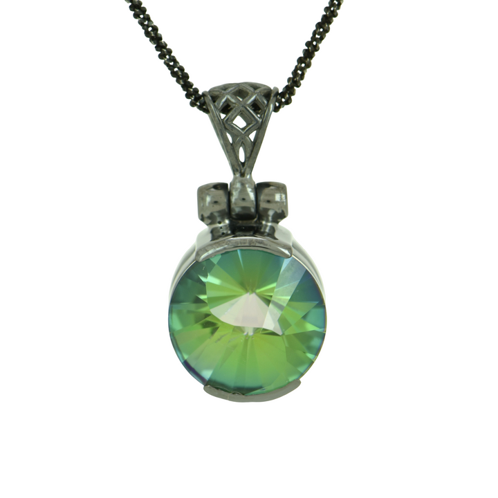 Luminous Heart Mystic Quartz Pendant