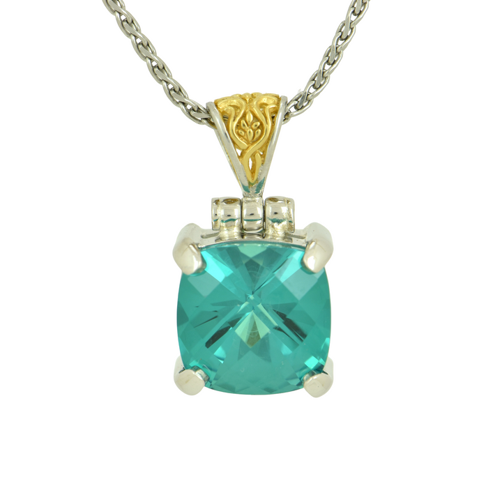 Green Chrysoberyl Pendant