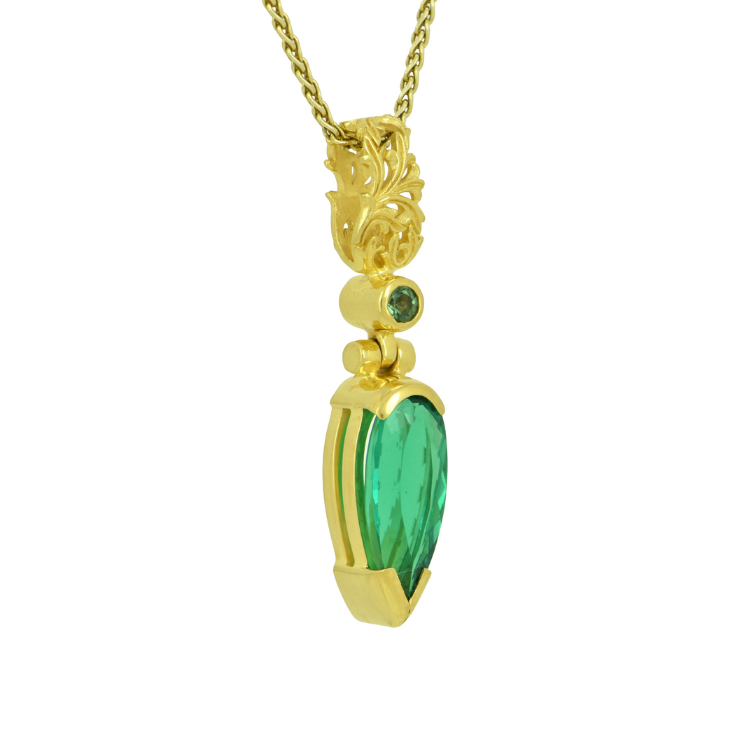 Biron Emerald Pendant