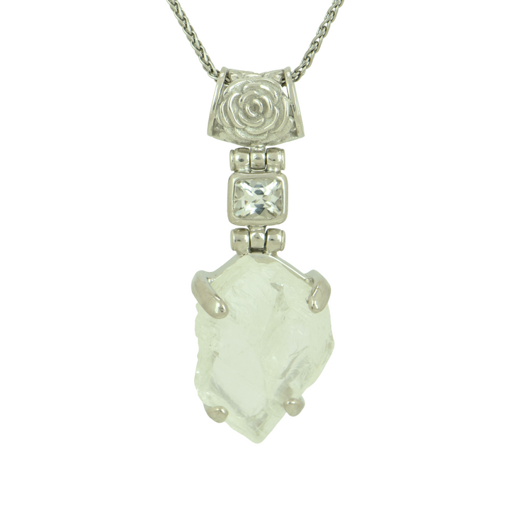 Raw Petalite Pendant