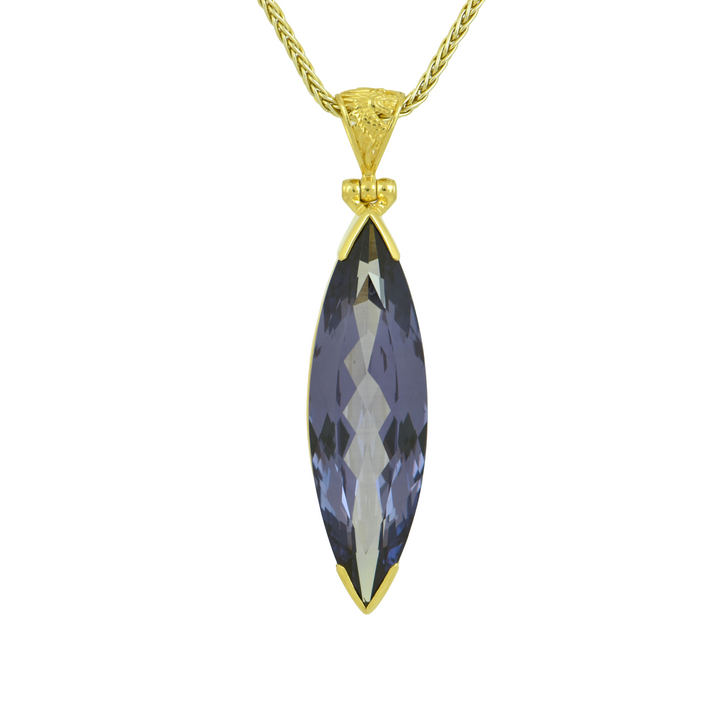 Alexandrite Effect Sapphire Pendant