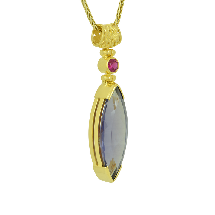 Alexandrite Effect Sapphire Pendant